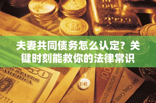 济南夫妻共同债务怎么认定？关键时刻能救你的法律常识